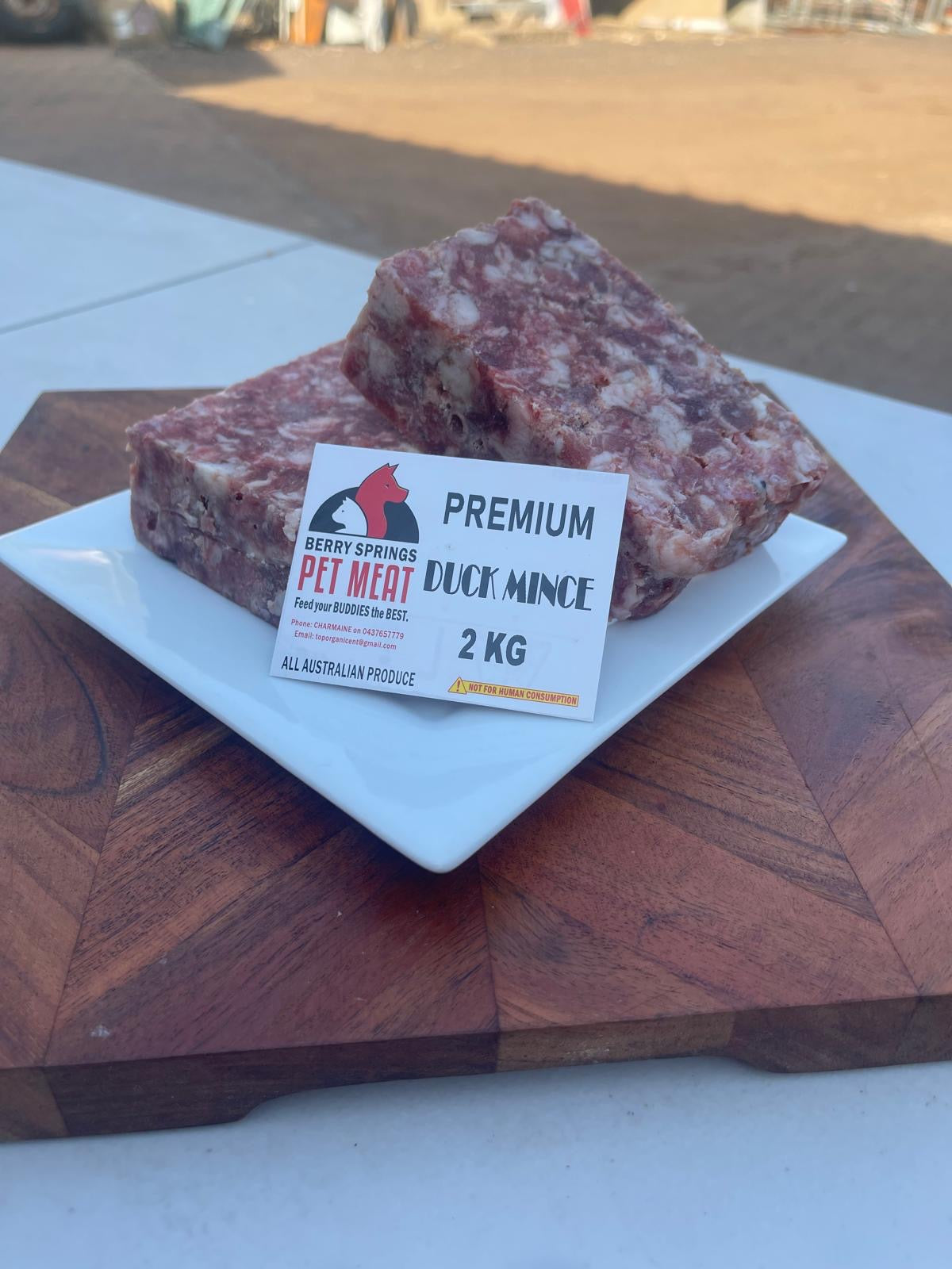 Premium Duck Mince - 2KG